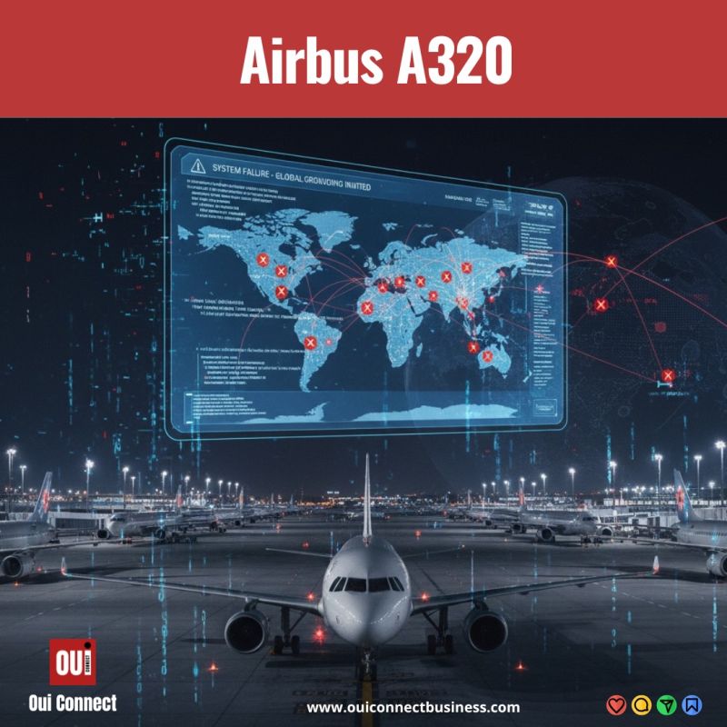 Quand un bug logiciel cloue au sol 6000 avions Airbus A320 : la dépendance cruciale au digital !